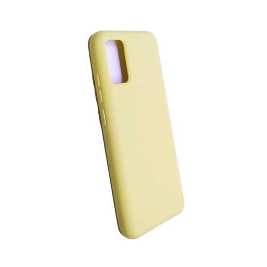 Capa de Silicone para Samsung Galaxy A02S Amarelo